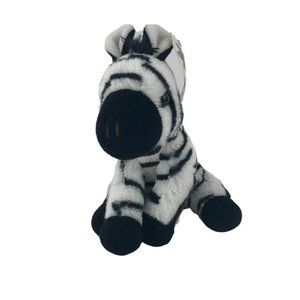 Wild Republic Mini Cuddlekins‎ Zebra 7” Plush Stuffed Toy K&M International 2016